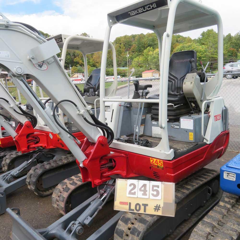 Takeuchi TB 228 Compact Excavator S/N 122803728, 1162 Hrs.