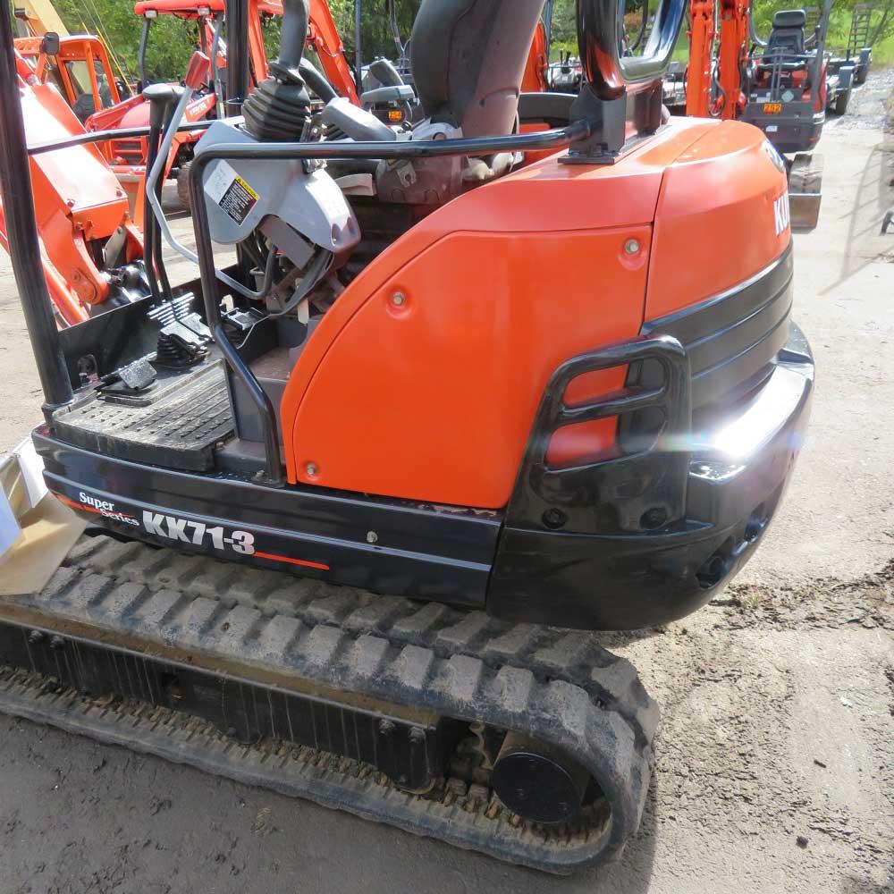 Kubota KX71-3S Super Series Compact Excavator S/N 21141, 2357 Hrs.