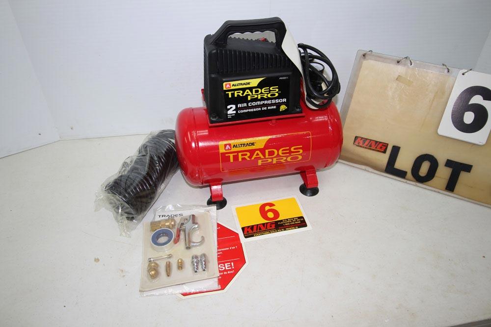 Trades PRO 2-Gal. Air Compressor (New in Box)