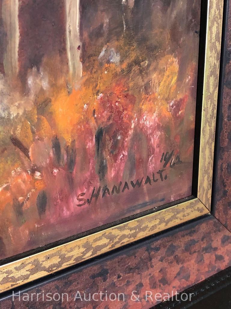 Original S. HanaWalt framed Painting