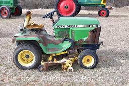 John Deere 318 Riding Lawn Mower