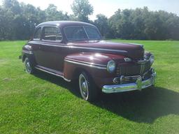 1946 Mercury Custom Coupe. In storage since 1991. Runs and drives good. Sol