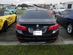 2011 Blue BMW 5 Series Sedan.5001X Drive, 4 DR Sedan.Experience luxury and