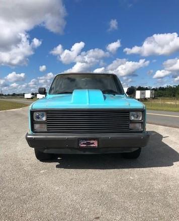 1984 Chevrolet C-10 Blue Truck. EXEMPT MILES