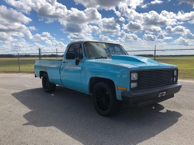 1984 Chevrolet C-10 Blue Truck. EXEMPT MILES