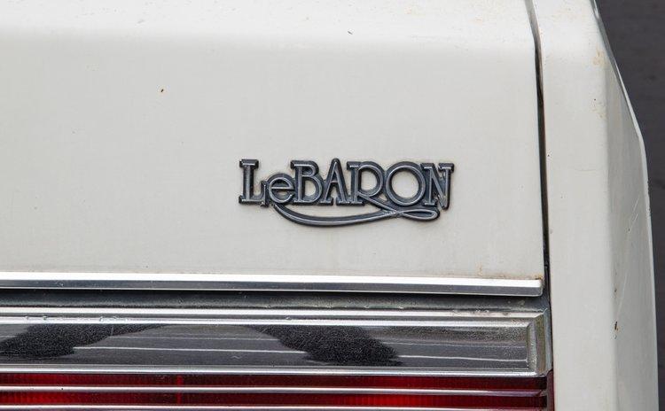 1983 Chrysler Lebaron Convertible.Brand new top.All original.