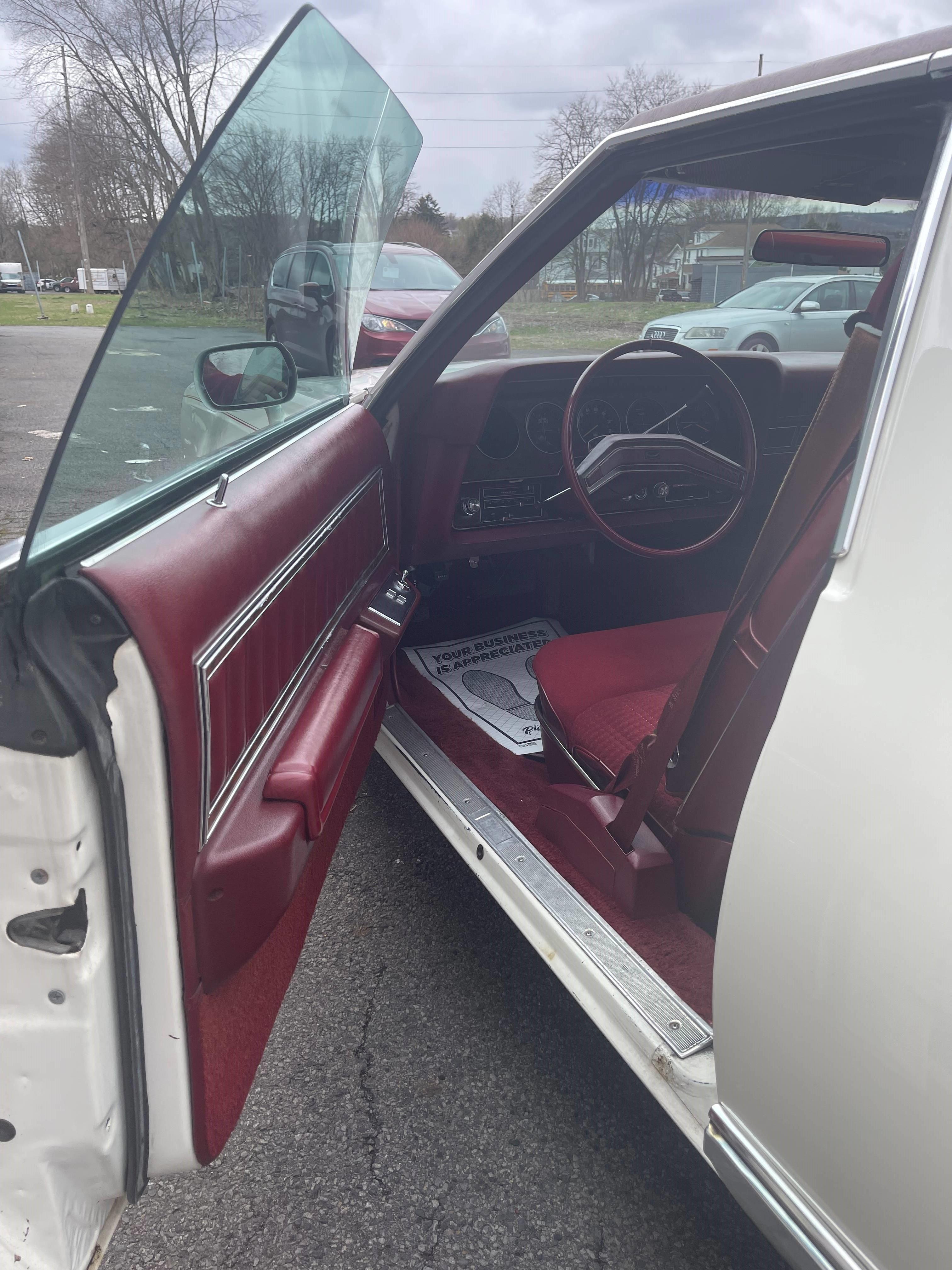 1979 Ford Thunderbird Coupe. Runs and drive smoothly. The interior red with