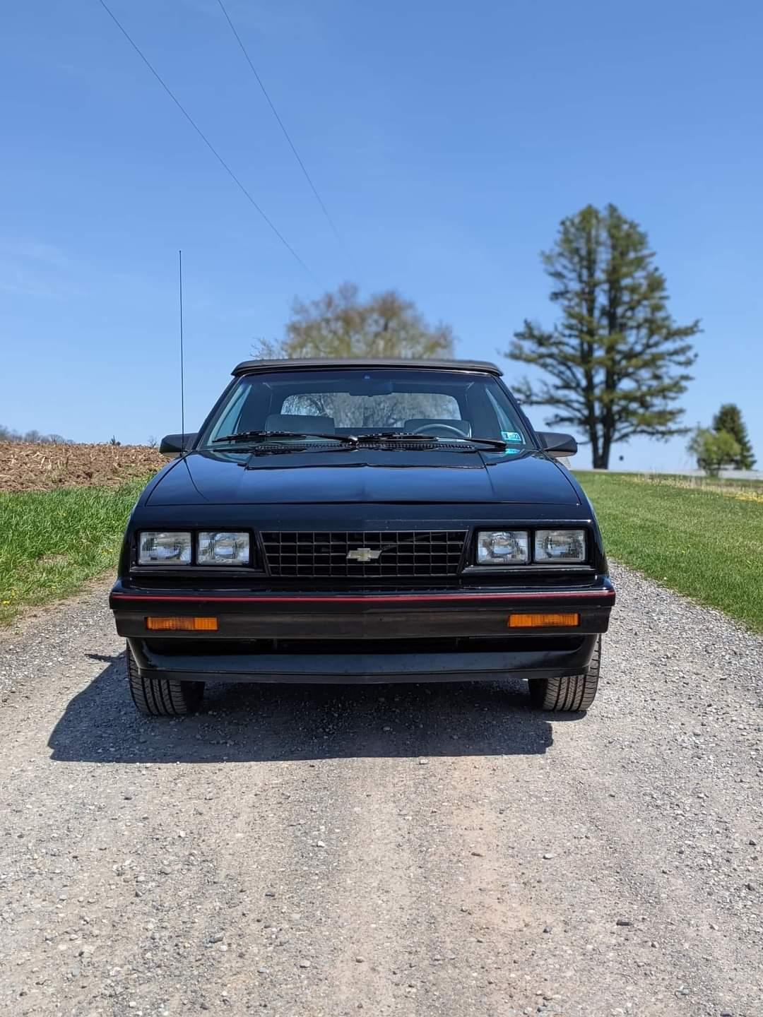 1987 Chevrolet Cavalier RS Convertible. 2.8L V6. Believed to be low actual