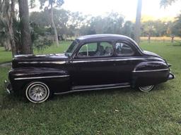 1947 Ford 2 Door Coupe. Built by Ray Zigler of Heartville, SC in 1989.He pu