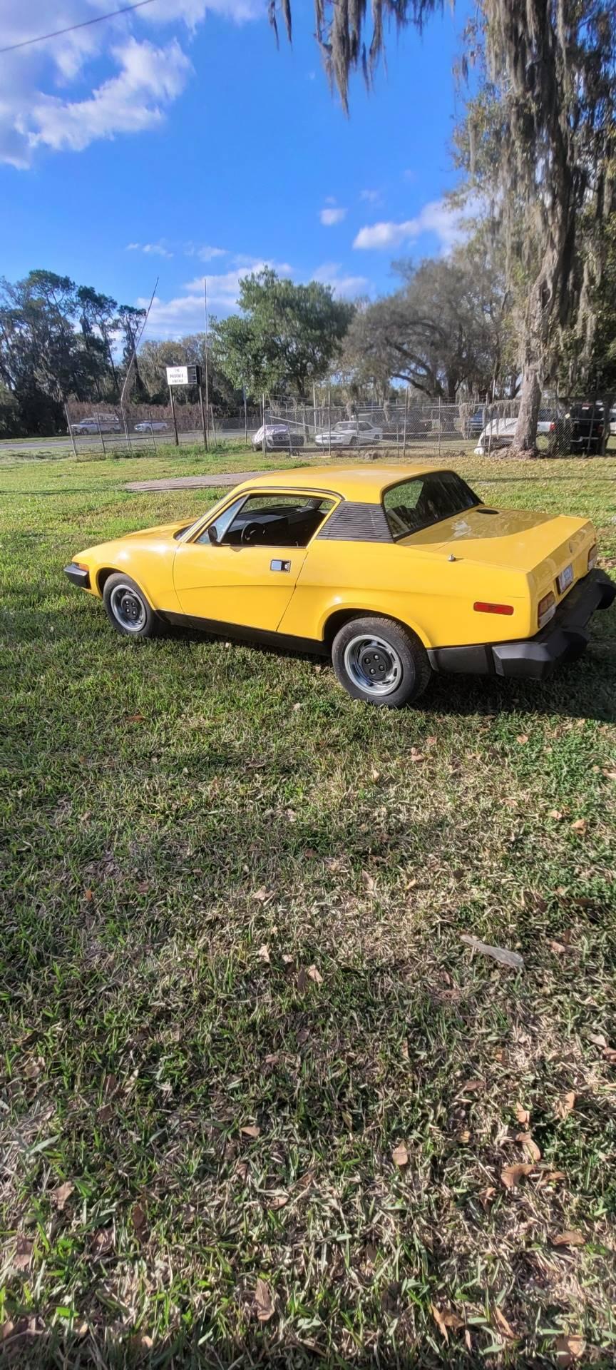 1976 triumph TR7 Coupe. Shows 60647 believed to be original miles (title ex