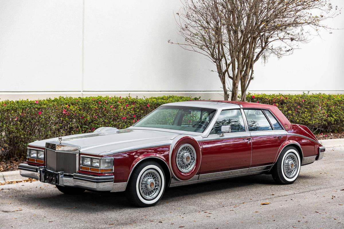 1982 Cadillac Seville Sedan. Custom built when new by Grandeur Motor Car Co