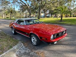 1973 Ford Mustang Convertible. We just purchased from a elderly couple now