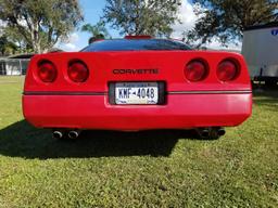 1986 Chevrolet Corvette Coupe. 2nd owner of vehicle.  Approximately 13,000