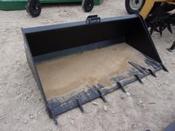 New 65" Loader Bucket With Teeth