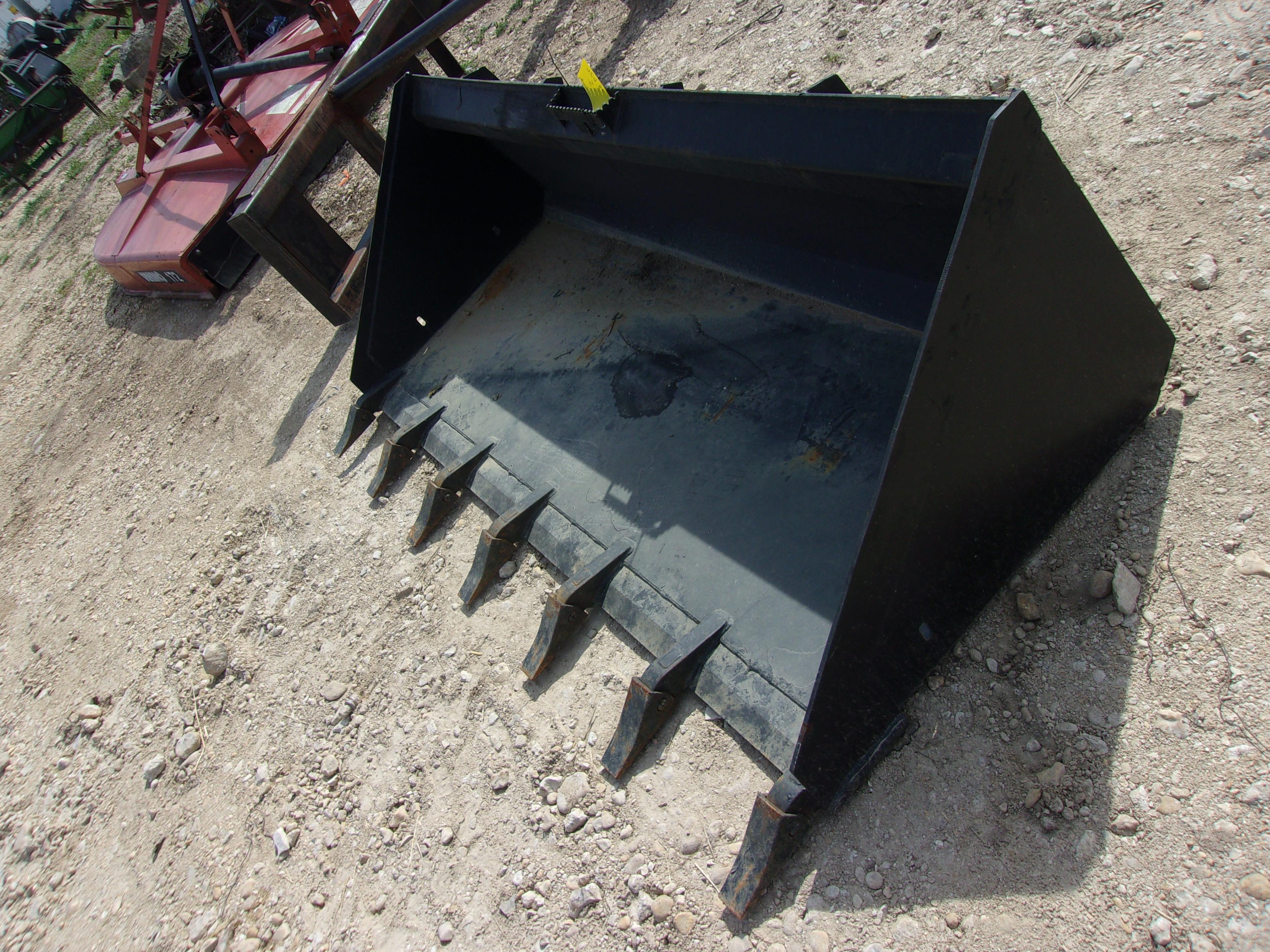 New 74" Loader Bucket W/ Teeth