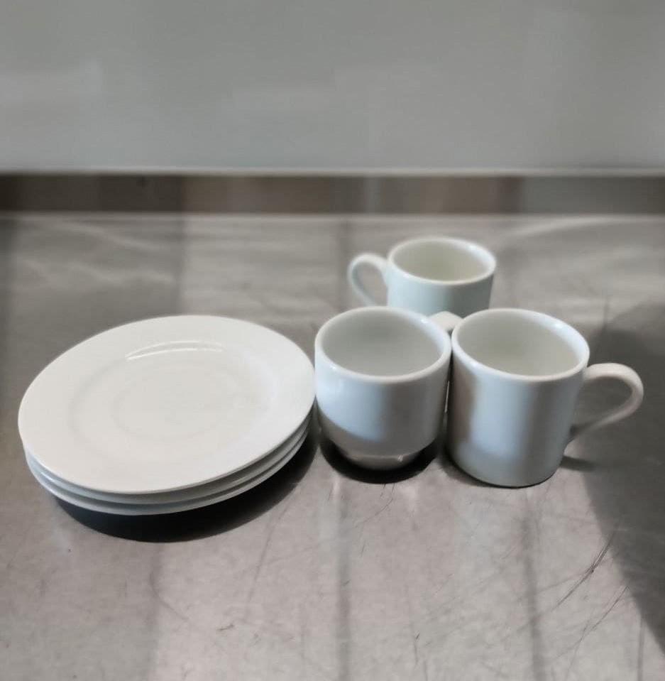 Set of coffee cups