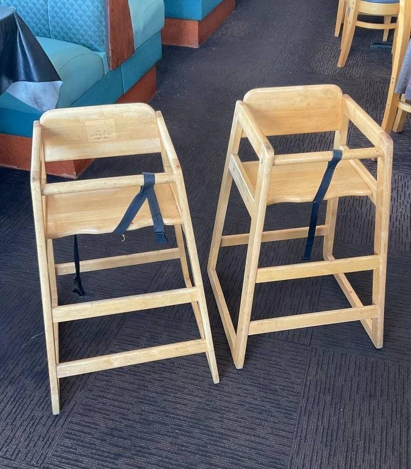 Wood High Restaurant Chair