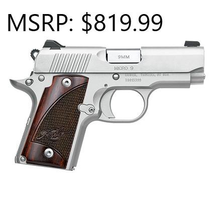 Kimber Micro Stainless Steel 9MM Handgun