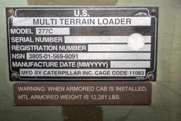 2010 Caterpillar Multi Terrain Skid Steer Track Loader Model 277C