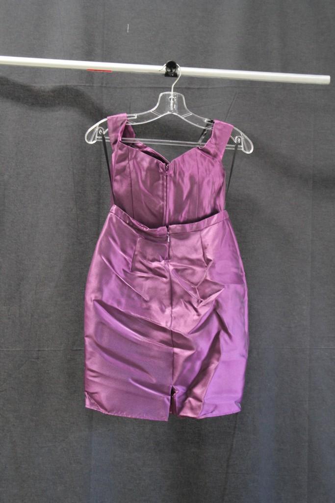 Alyce Plum 2 Piece Mini Dress Size: 2