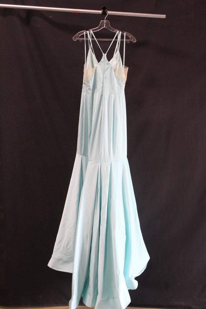 Aylce Paris Blue Strapless Cocktail Dress Size: 16, Ashley Lauren Light Blu