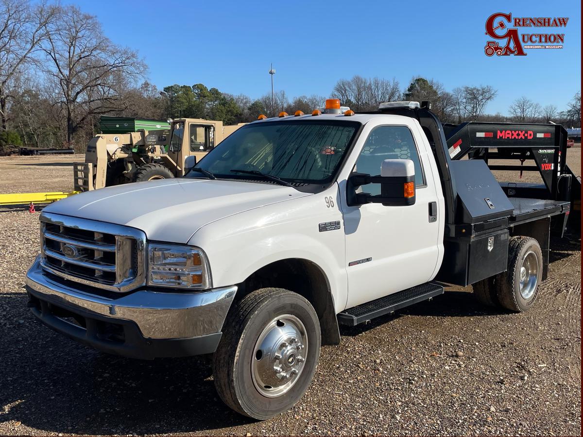 2000 Ford F550 Flatbed Truck