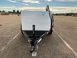 1000 Gal Fuel Trailer w/Pump & 75 Gal Def Tank (White)