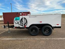 1000 Gal Fuel Trailer w/Pump & 75 Gal Def Tank (White)