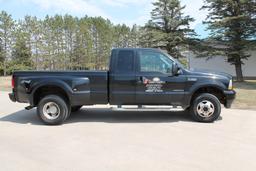 2002 FORD PICKUP, 4- WHEEL DRIVE, 1 TON, DUAL REAR WHEELS