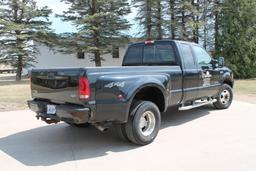 2002 FORD PICKUP, 4- WHEEL DRIVE, 1 TON, DUAL REAR WHEELS