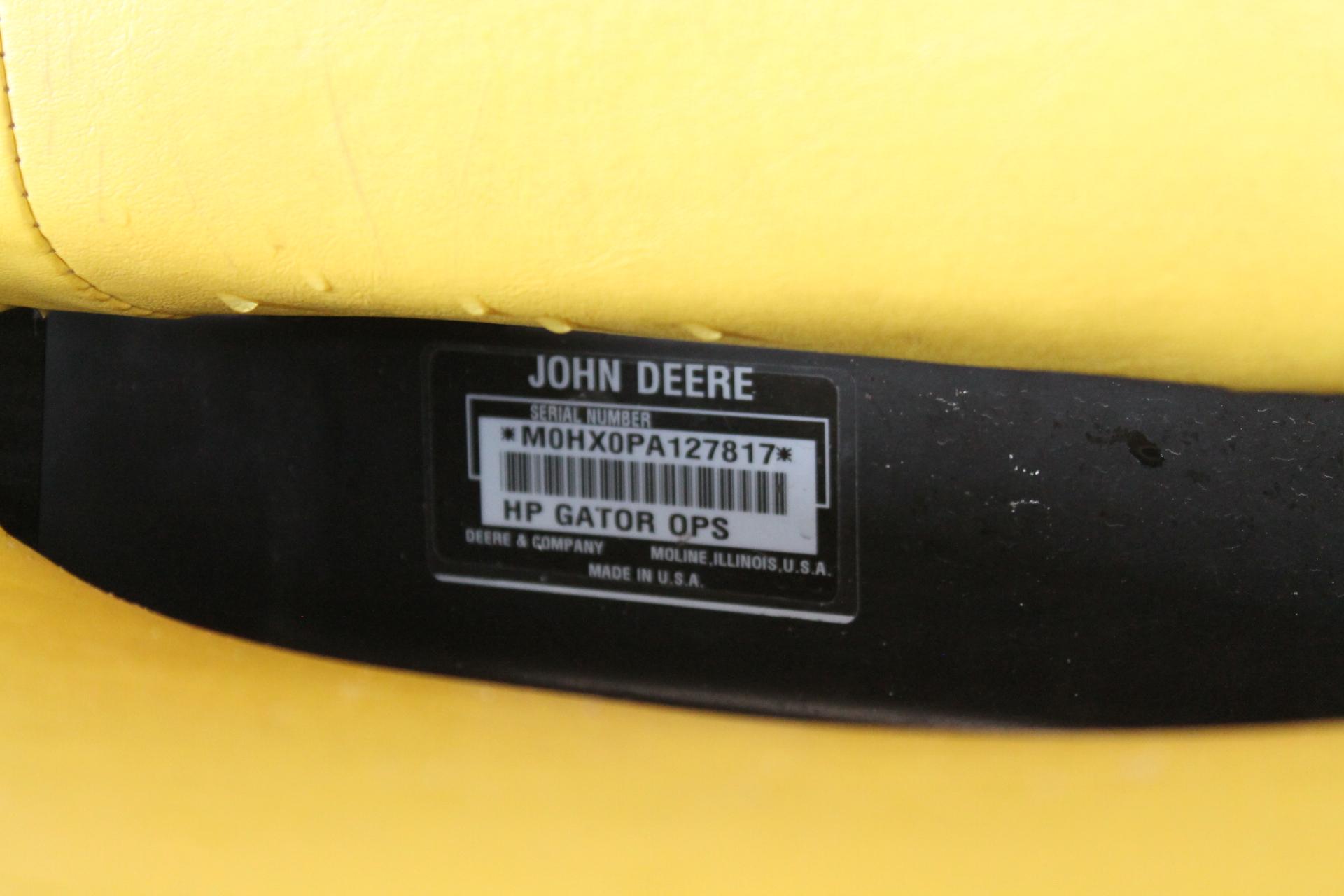 2012 JOHN DEERE UTILITY VEHICLE