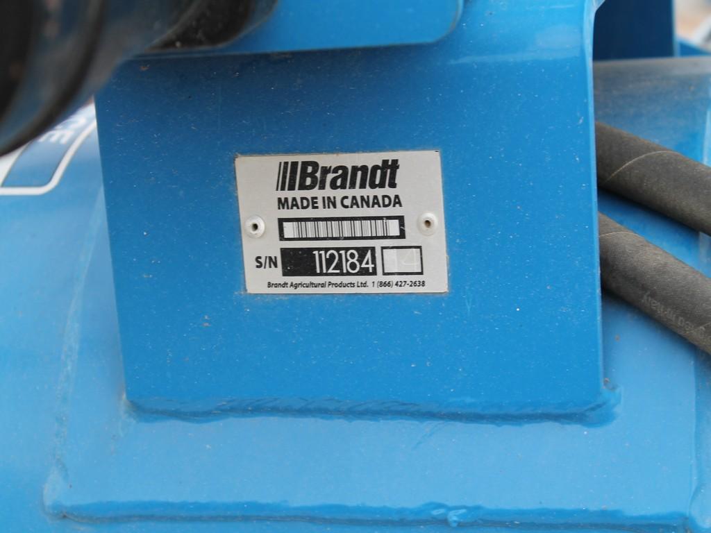 BRANDT GRAINBELT MODEL 1545 GRAIN AUGER WITH KOHLER 27HP GAS ENGINE