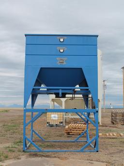 CUSTOM DESIGNED AND FABRICATED BULK SUPER SACK BAG FILLING HOPPER BIN