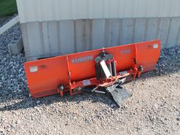 KUBOTA 7' L SERIES TRACTOR BLADE WITH HYDRAULICS AND SUBFRAME ATTACHMENT