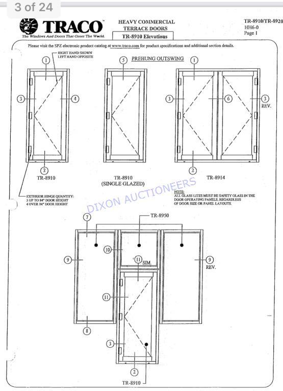 DOOR SPECIFICATIONS AND INFORMATION