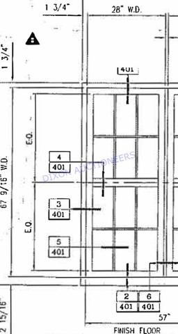 W3 HEAVY DUTY HURRICANE IMPACT WINDOW 30.5"X67+