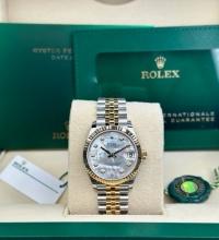 Brand New Rolex 31mm Mother of Pearl Dial Oysterperpetual Rolex Comes with Box & Papers