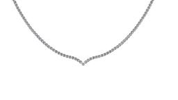 4.66 Ctw SI2/I1 Diamond 14K Rose Gold Necklace