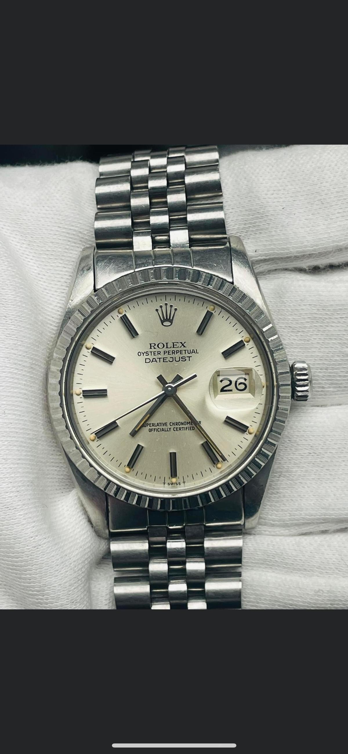 USED 36MM ROLEX DATEJUST REF 16030 IN EXCELLENT CONDITION COMES WITH BOX & APPRAISAL