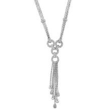 Designer Diamond Necklace in 14k White Gold (1.10 ctw)