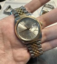 36mm Two-Tone Rolex Datejust in like new condition comes with Box & Appraisal