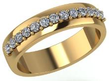 Certified .25 CTW Round Diamond 14K Yellow Gold Ring