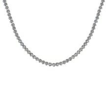 4.64 Ctw SI2/I1 Diamond 3 14K Yellow Gold Necklace