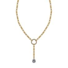 3.25 Ctw SI2/I1Diamond 14K Yellow Gold Necklace