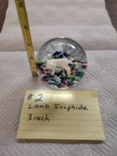 Lamb 3 inch Sulphide marble
