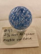 21/2 inch Art glass mArble