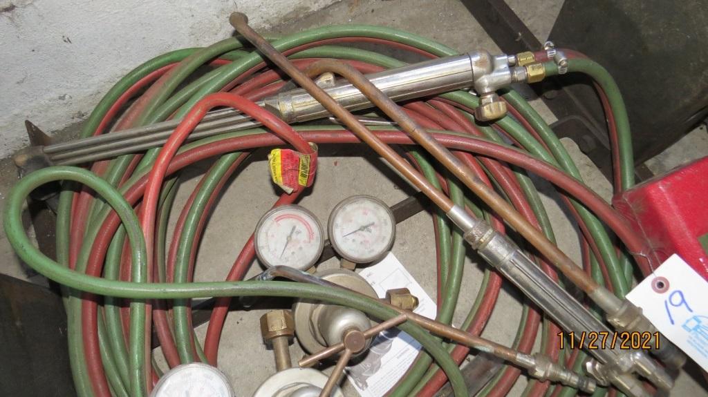 Torch Hoses, gauges and welding rods