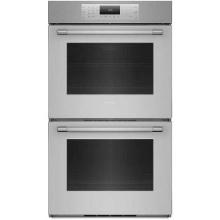Thermador - Masterpiece Series 30" Built-In Double Electric Convection Wall Oven with Wifi - Silver