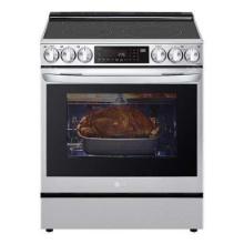 LG - 6.3 Cu. Ft. Smart Slide-In Electric True Convection Range with EasyClean and Air Fry -