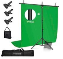 YICOE Green Screen with T-Shape Backdrop Stand